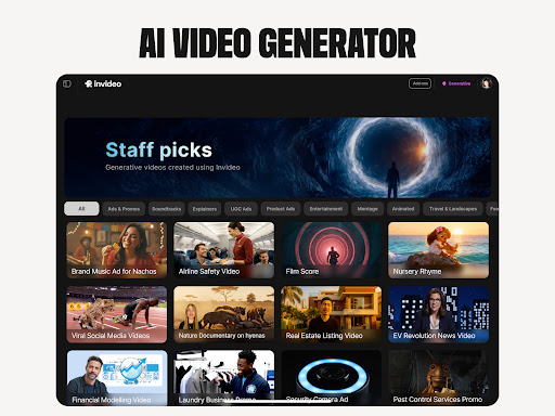 invideo AI: AI Video Generator screenshot