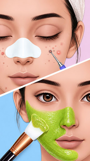 Captura de pantalla de Skincare ASMR: Relaxing Games