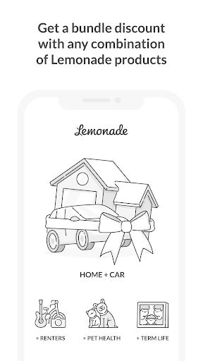 Captura de pantalla de Lemonade Insurance