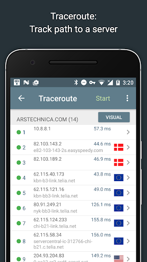Captura de pantalla de Network Analyzer Pro
