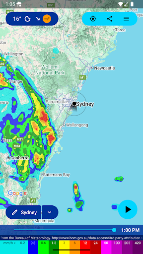 Rain Alarm screenshot