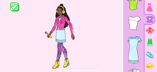 Barbie Farbkreationen Screenshot
