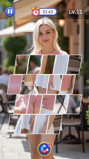 Captura de pantalla de Heartstring Puzzle-Girl Jigsaw