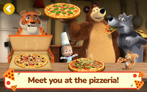 Masha and the Bear Pizza Maker screenshot