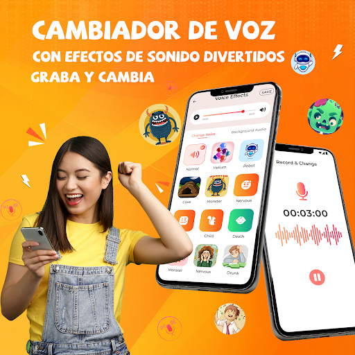 Captura de pantalla de Cambiador de Voz con Efectos