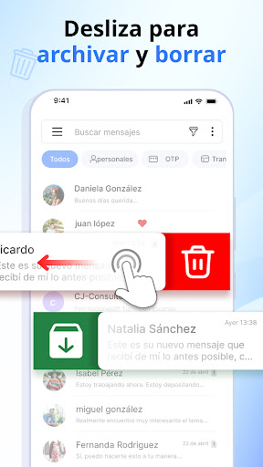 Captura de pantalla de Messages - Mensajes, SMS
