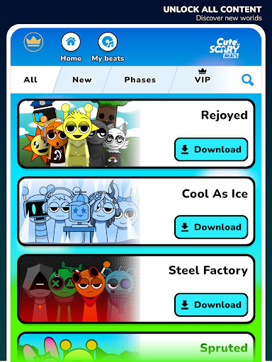 Cute vs Scary Beats™ 2 Sprunki Screenshot