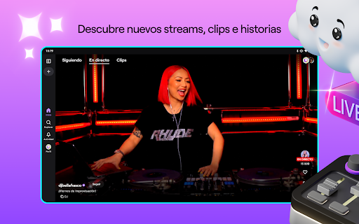 Captura de pantalla de Twitch: emisiones en directo