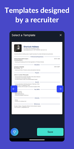 Resume Builder - CV Engineer screenshot