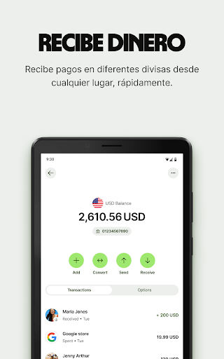 Captura de pantalla de Wise