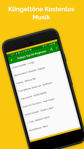 Today's Hit Music Ringtones Screenshot