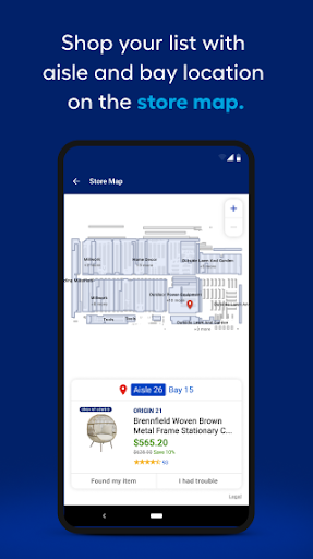 Captura de pantalla de Lowe's