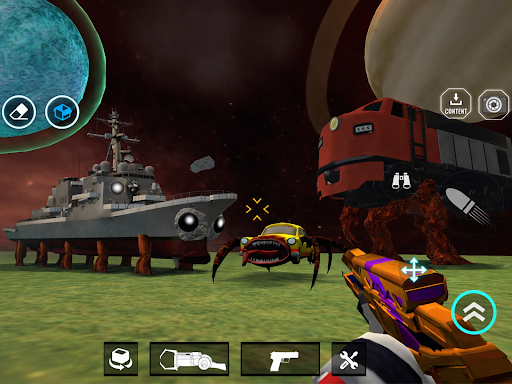 Captura de pantalla de Sandbox in space
