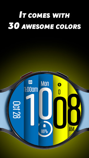 Captura de pantalla de Stretch Fall - Watch face