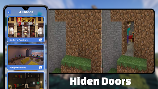 Camouflage Doors Mod for MCPE screenshot