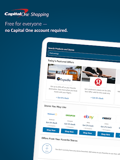 Captura de pantalla de Capital One Shopping