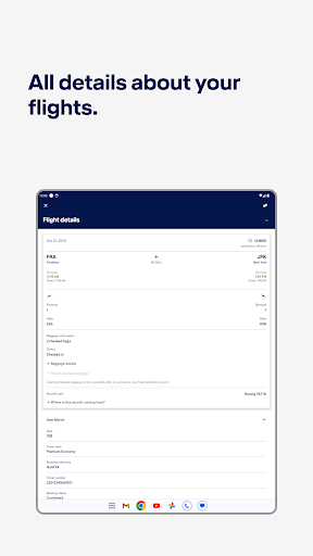 Captura de pantalla de Lufthansa