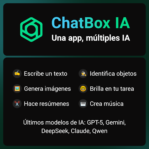 Captura de pantalla de ChatBox: Chat de IA en español