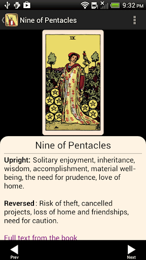 Captura de pantalla de Tarot!