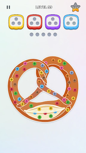 Unscrew Nuts Sort: Pin Puzzle Screenshot