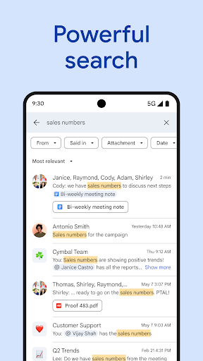 Google Chat screenshot