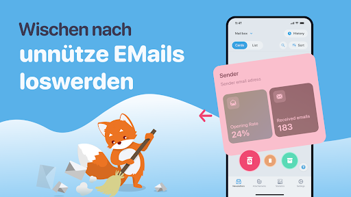 Unerwünschte Mail abmelden Screenshot