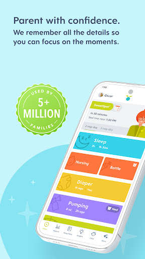 Captura de pantalla de Huckleberry: Smart Baby Care