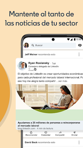 Captura de pantalla de LinkedIn: Red Profesional