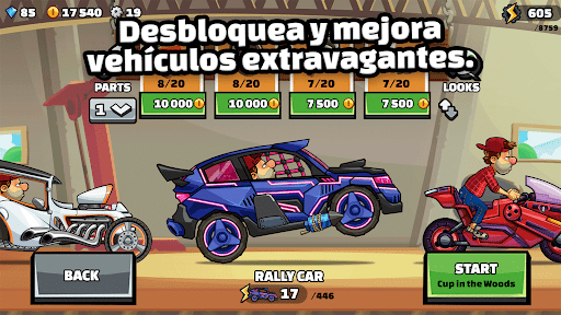 Captura de pantalla de Hill Climb Racing 2
