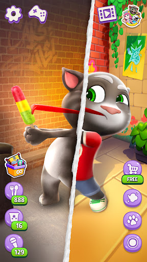 Captura de pantalla de Talking Tom Cat