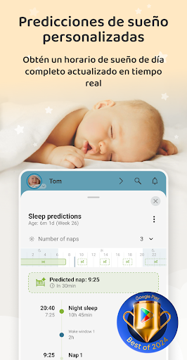 Captura de pantalla de Baby Daybook Lactancia materna