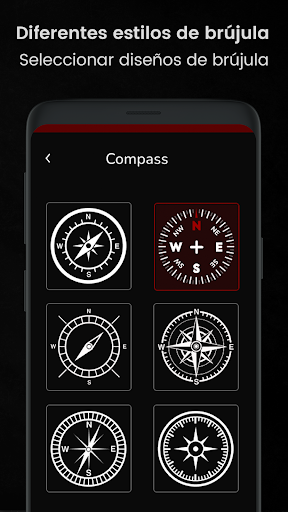 Captura de pantalla de Brújula: Digital Compass App