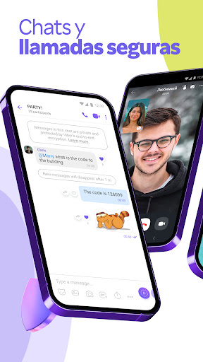 Captura de pantalla de Rakuten Viber Messenger