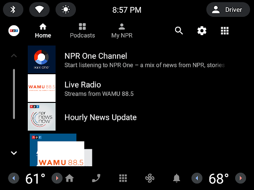 Captura de pantalla de NPR: National & Local News