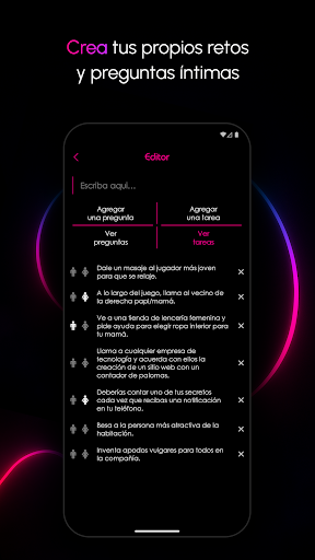 Captura de pantalla de Verdad o Reto