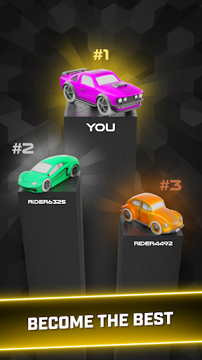 Captura de pantalla de Rider Worlds - Neon Bike Races