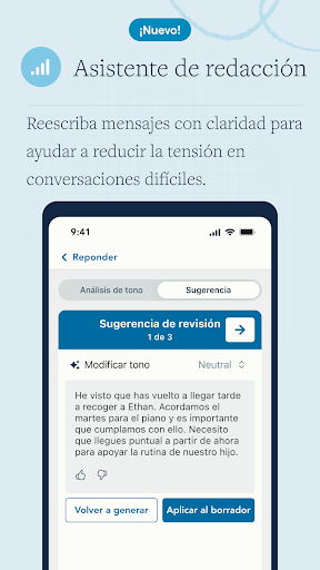 Captura de pantalla de OurFamilyWizard Co-Parent App