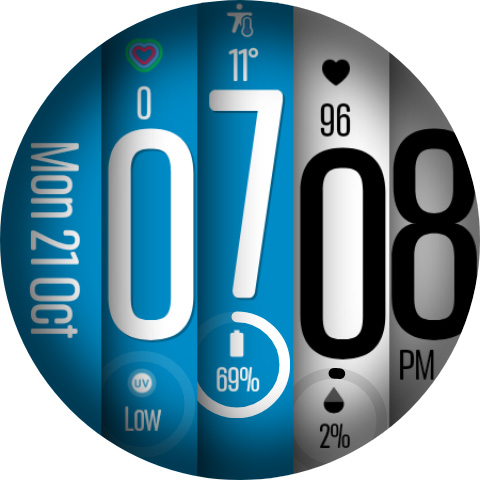 Captura de pantalla de Stretch Fall - Watch face