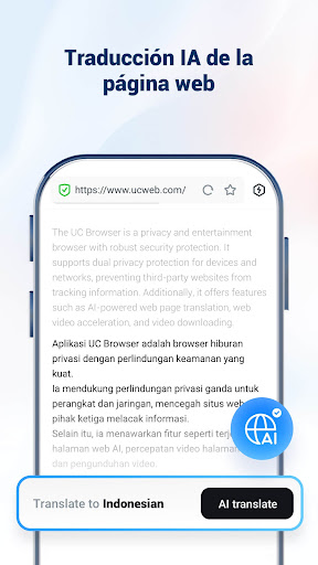 Captura de pantalla de UC Browser-Seguro,privado