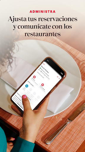 Captura de pantalla de OpenTable