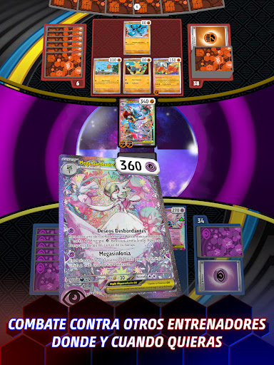 Captura de pantalla de JCC Pokémon Live