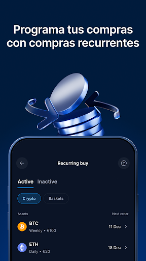 Captura de pantalla de Crypto.com, compra BTC y CRO