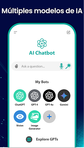 Captura de pantalla de Chat con IA, Chatbot con IA