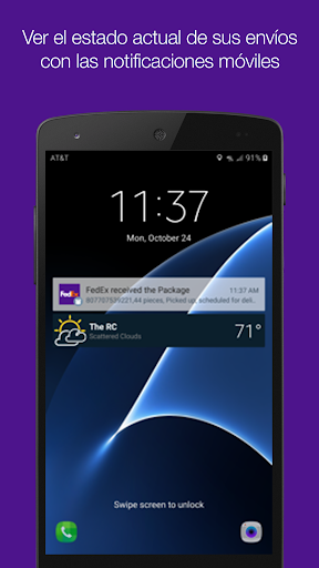 Captura de pantalla de FedEx Mobile