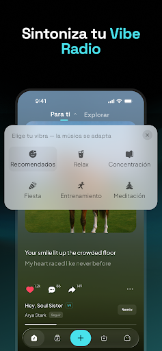 Captura de pantalla de Mureka: Radio y Música con IA