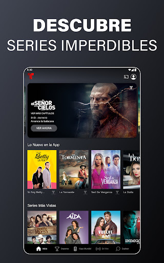 Captura de pantalla de Telemundo: Series y TV en vivo