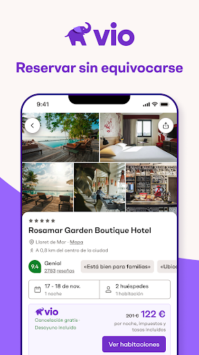 Captura de pantalla de Ofertas Vio: viajes y hoteles
