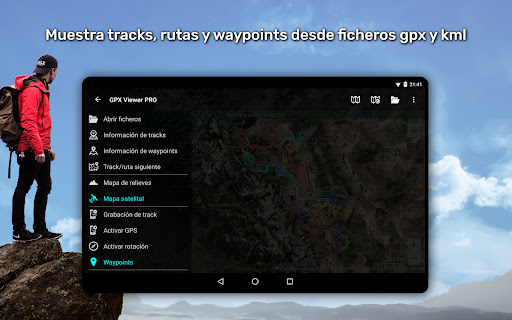 Captura de pantalla de GPX Viewer PRO: caminar y bici