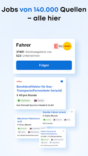 Jooble－Jobsuche & Jobbörse App Screenshot