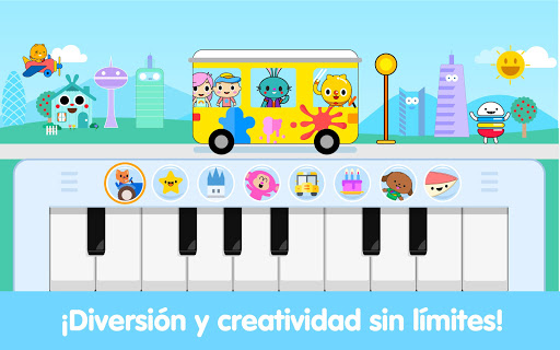 Captura de pantalla de Diversión con piano para niños